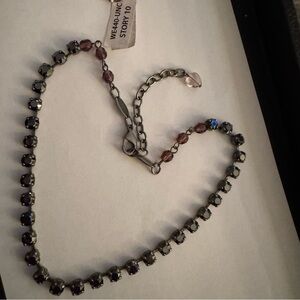 Elegant Sabika Grey stone Necklace